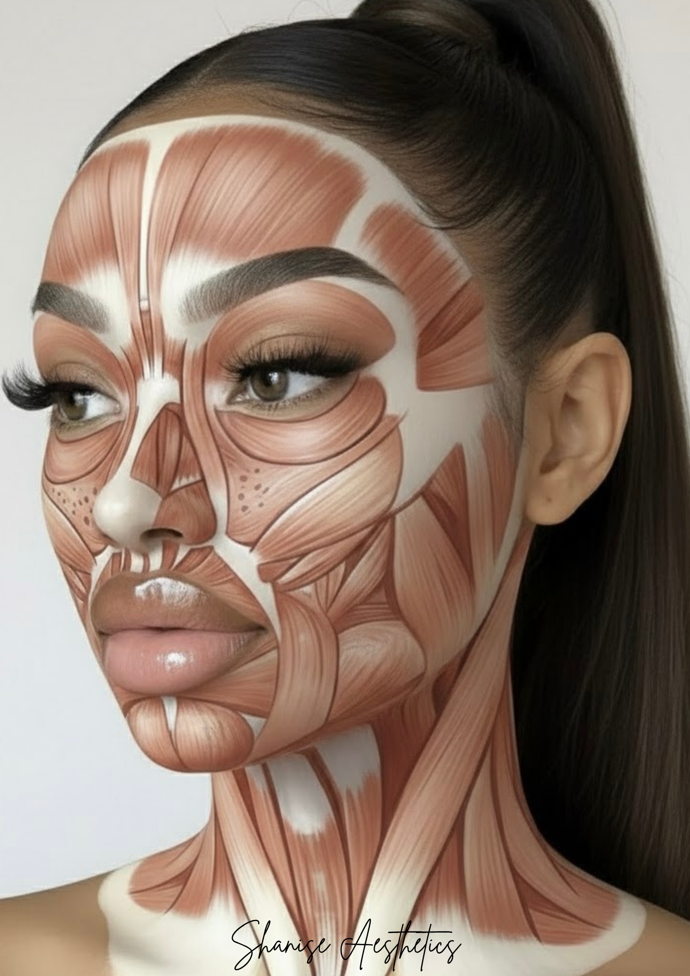 Female Facial Muscle Anatomy