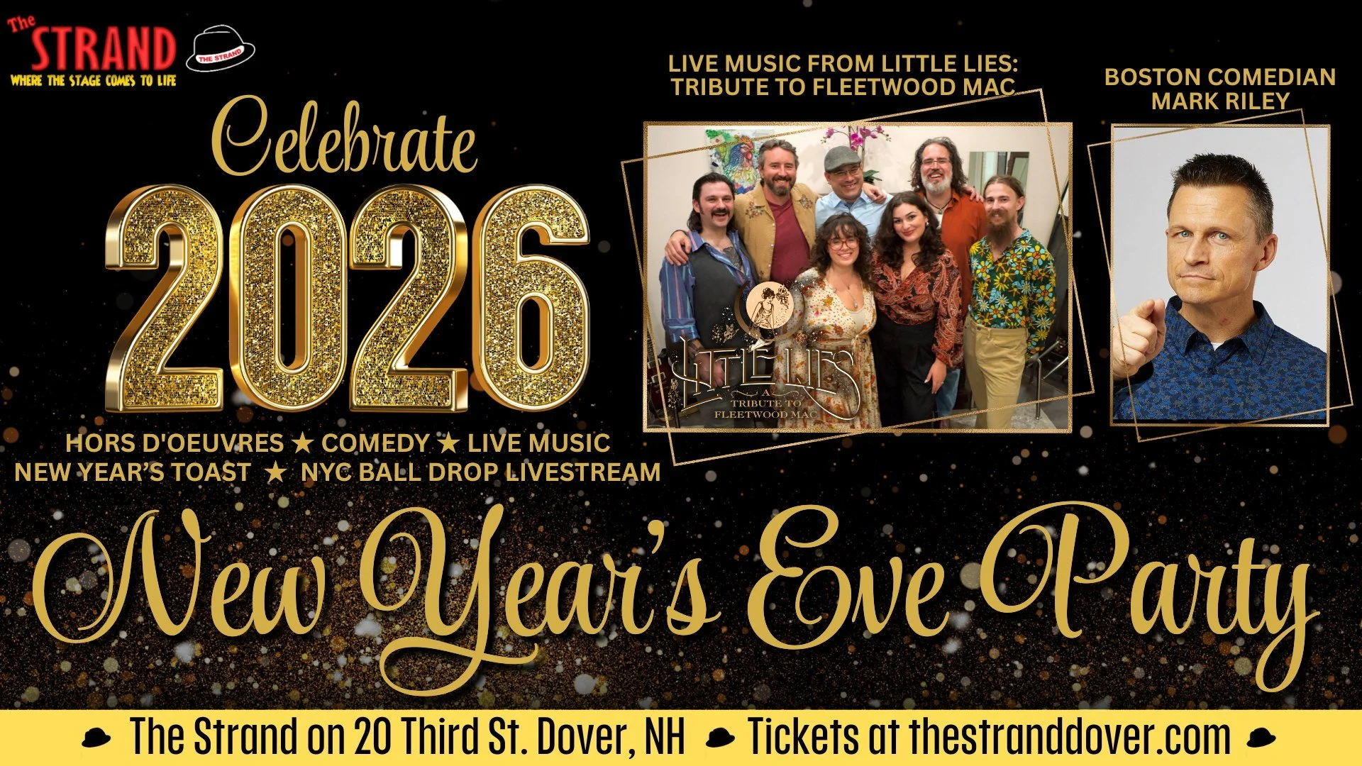 New Year's Eve at The Strand, Dover, NH
