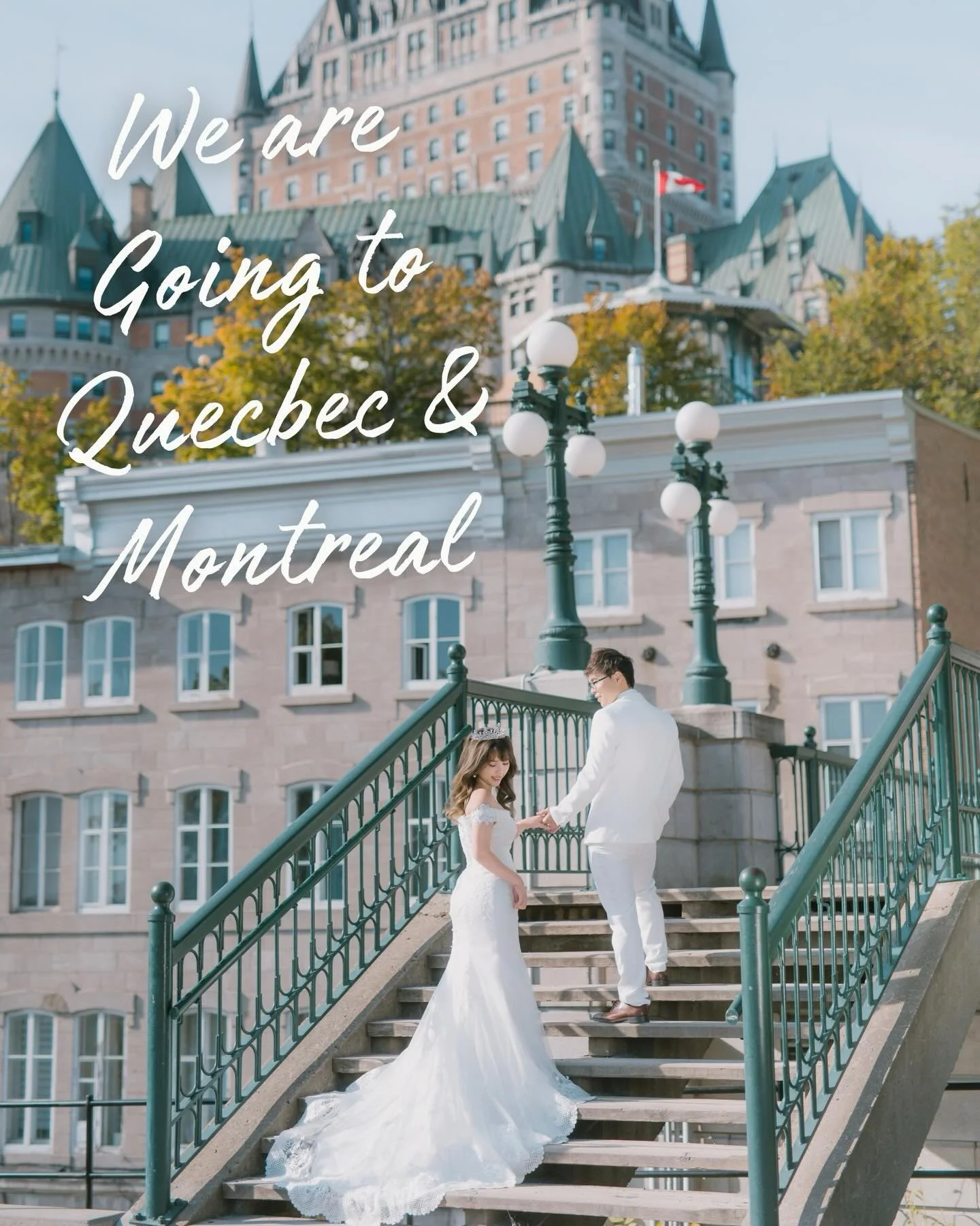 Montreal Quebec City Pre-wedding Photoshoot

Montreal &amp; Quebec City &mdash; where your love story meets history. If you&rsquo;re dreaming of a pre-wedding shoot that feels like a European getaway (without the long flight), this is for you: castle