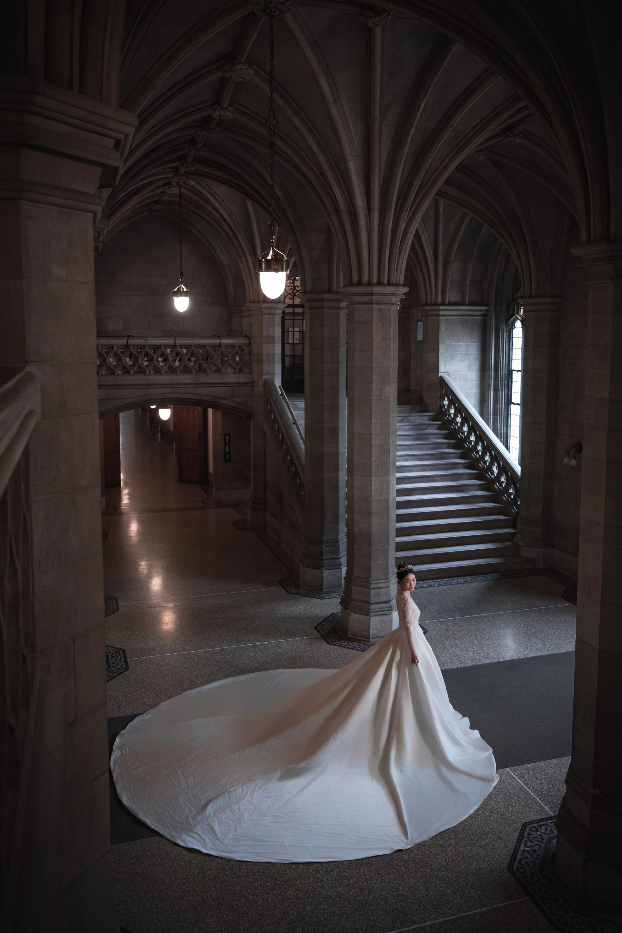 dramatic-wedding-dress-circle-knox-college-floor.jpg
