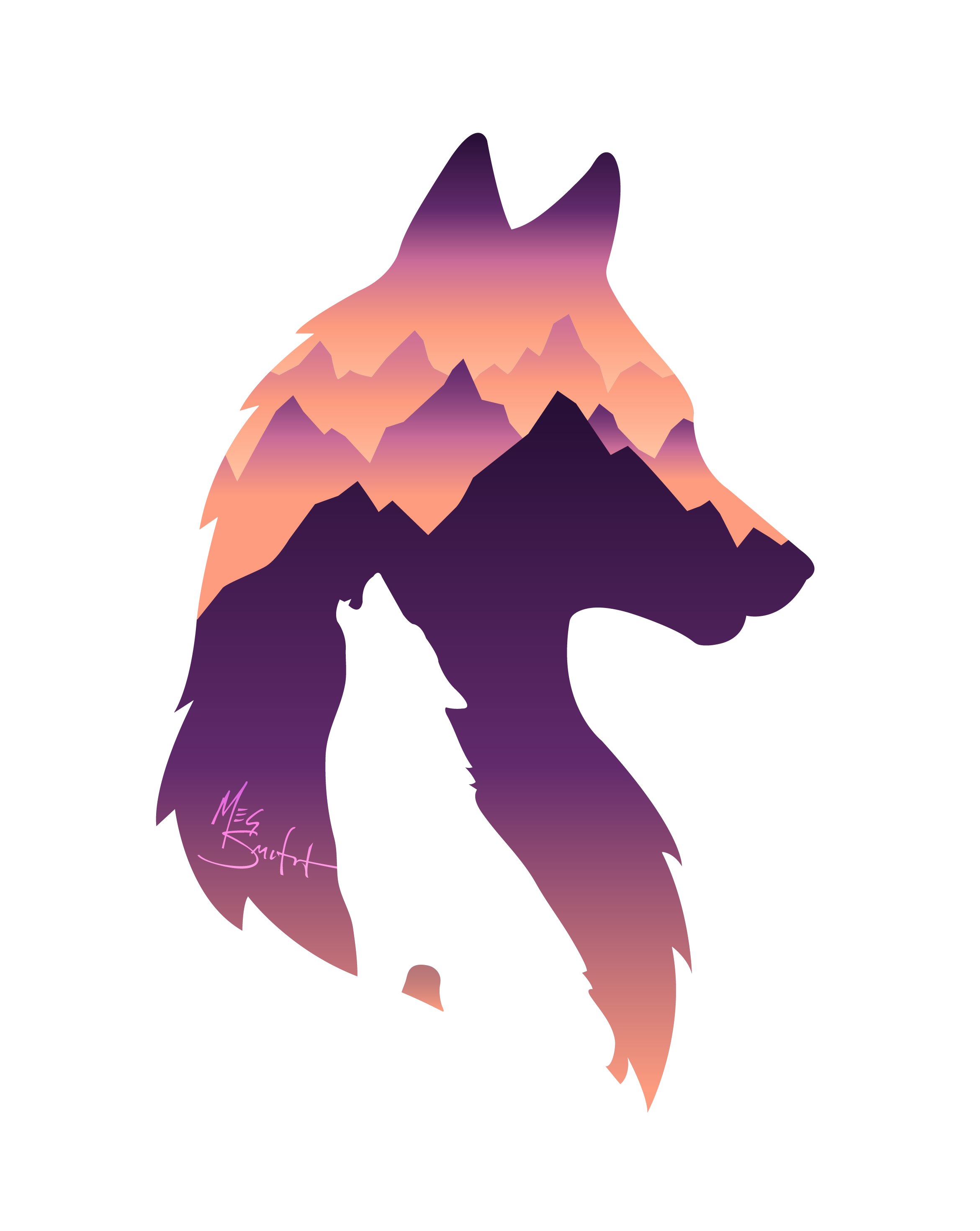 Spirit Wolf - stickers-01.png