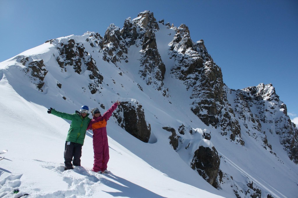 Nicole and I outside of Banff