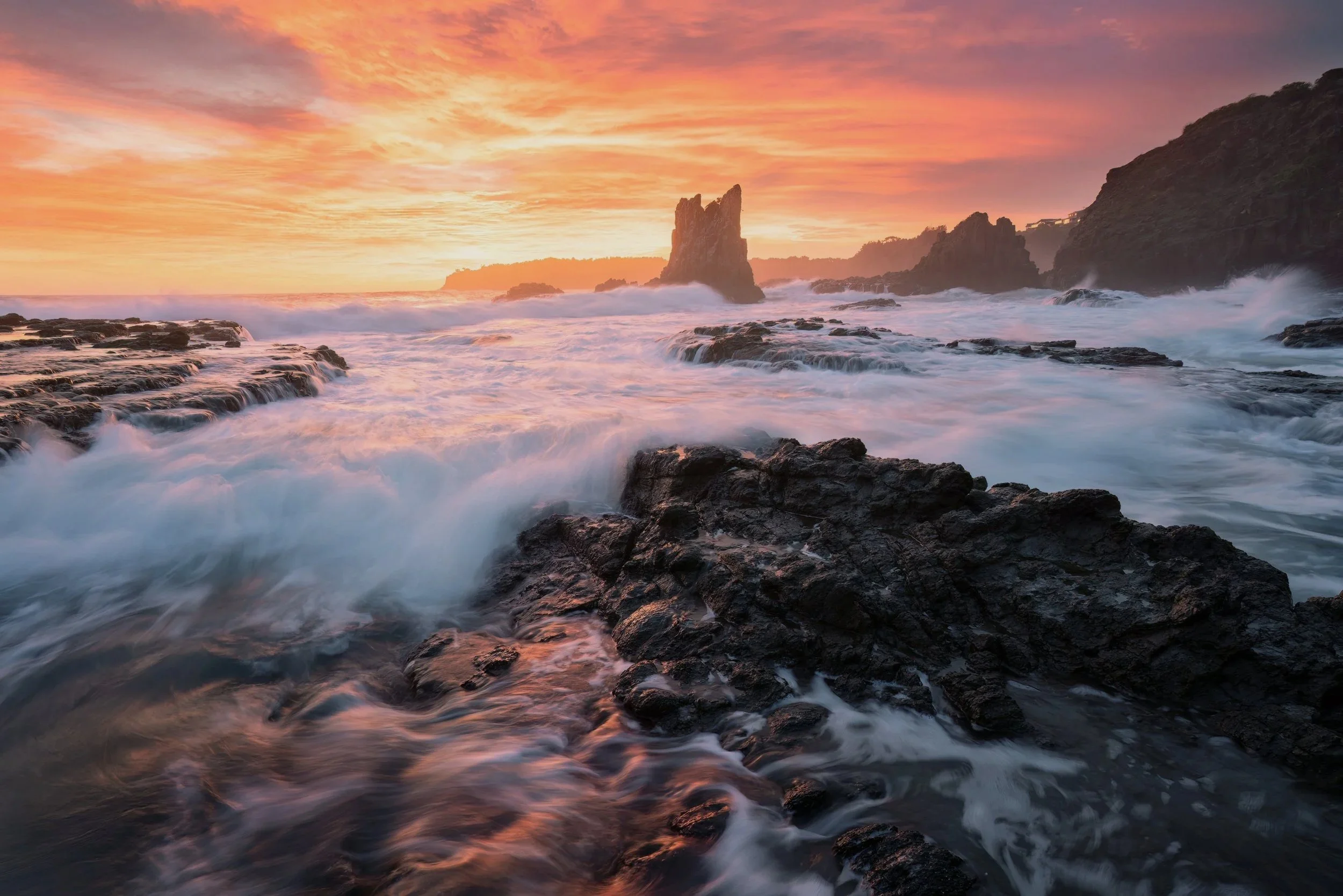 Blazing Sky Cathedral Rocks