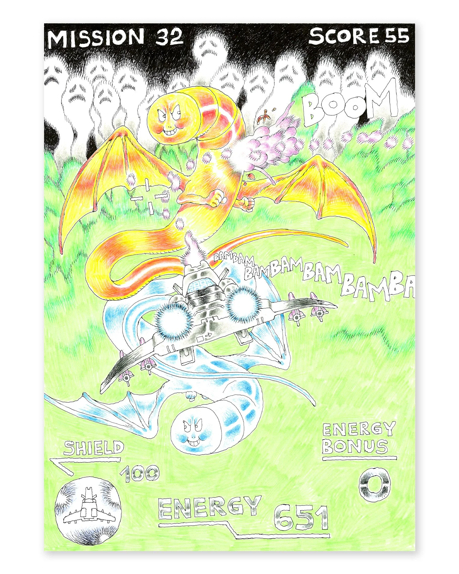 Mission 32 - Original Drawing