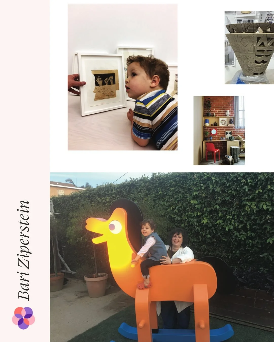 Another peek at our publication, Journal 001, which highlights the grantees from our very first cohort.

Featured above is a 2-page spread with images contributed by artist Bari Zipertstein (@bariziperstein)

Bari Ziperstein (b. 1978, Chicago; works 