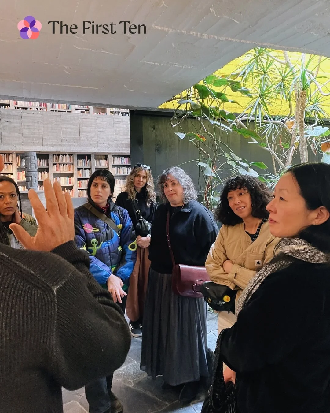 The First Ten were generously hosted for a studio visit at Pedro Reyes (@_pedro_reyes_) and Carla Fern&aacute;ndez (@carlafernandezmx, his wife the fashion designer) gorgeous modern brutalist home studio. It was amazing to hear Pedro speak through hi