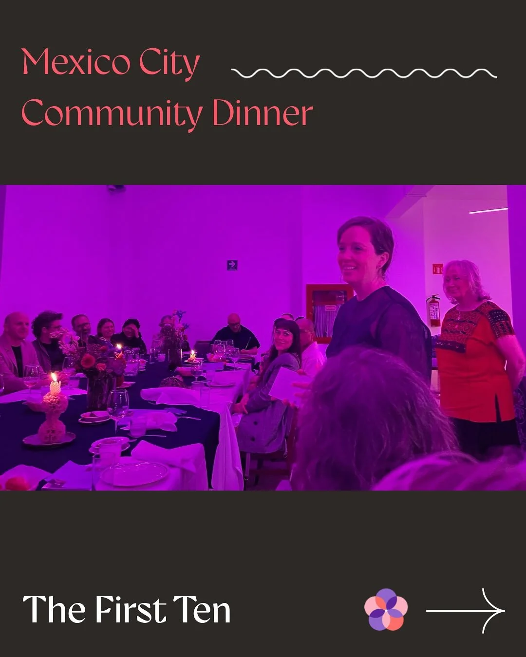 Last week The First Ten hosted our Community Dinner at the iconic @cantinacovadonga in Mexico City. We are filled with gratitude for all of those who joined us in celebrating The First Ten artists with us on our trip.

@selvaaparicio 
@sophiachainyc 