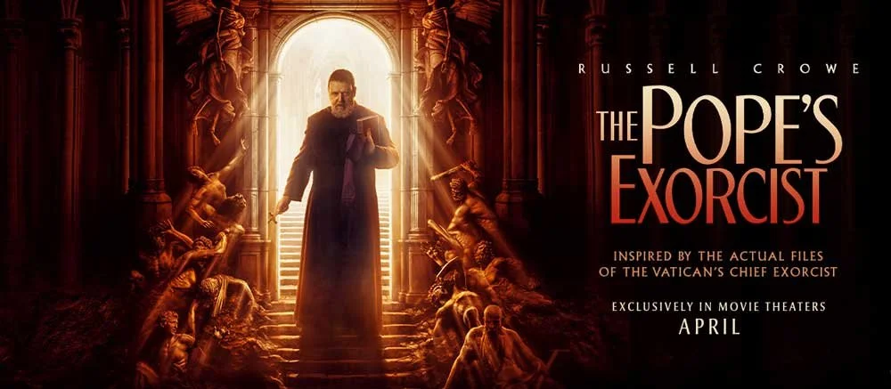 The Pope’s Exorcist (2023) is Big, Bleak, and Bland Demonic Horror