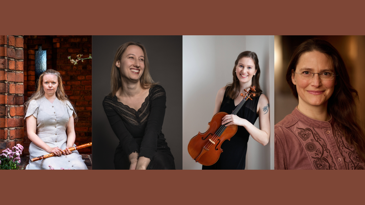 Klassiske Fløjtekvartetter på autentiske instrumenter