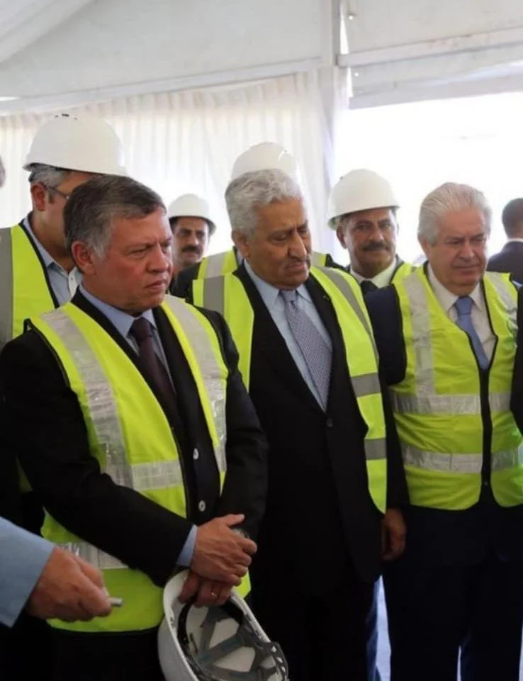 King Abdullah Visits