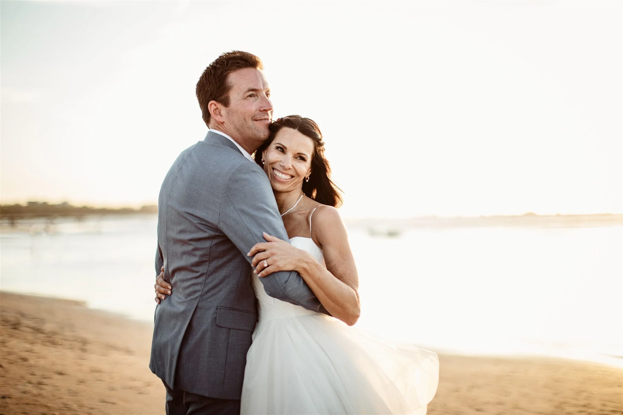 Romantic half-down Wedding hair