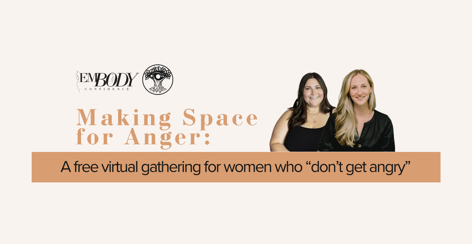 Making Space for Anger: A gathering for women who “don’t get angry"