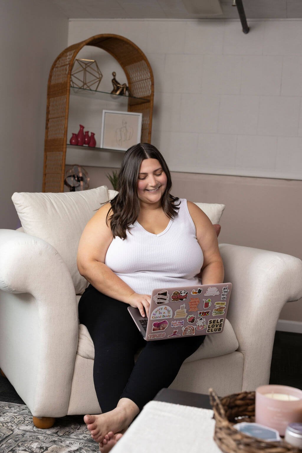 jess fry ADHD therapist performing virtual part of adult adhd assessment in lancaster county office