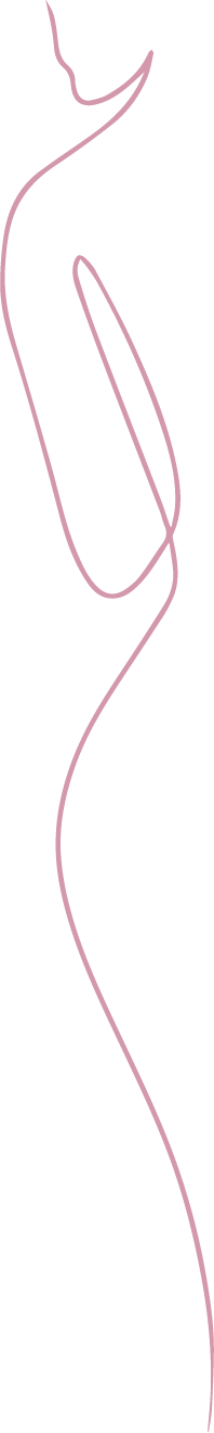 dark pink body outline drawing for branding for embody confidence