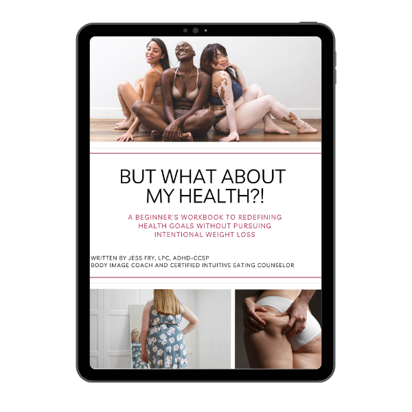 but what about my health workbook mockup on ipad