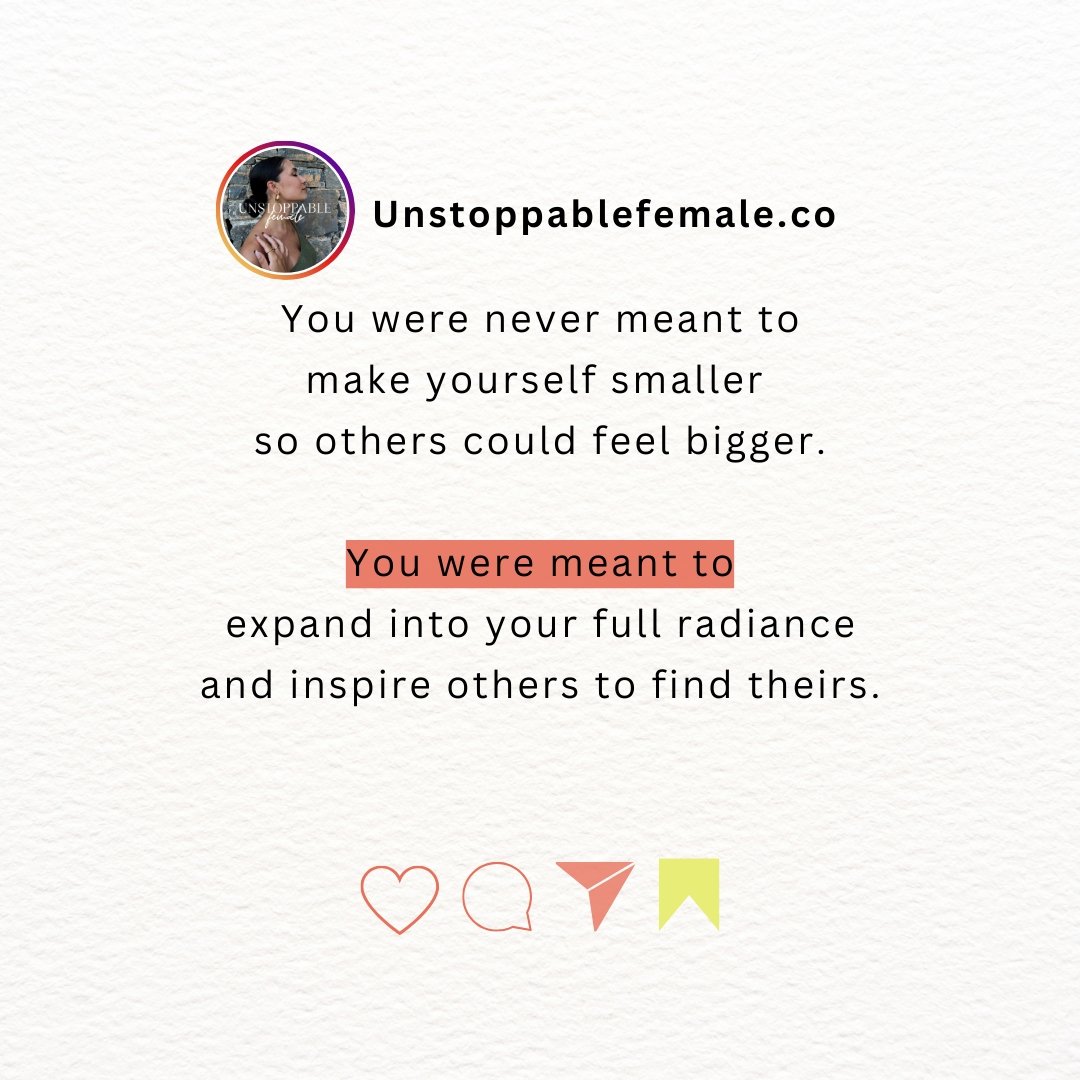 To the woman who's been carrying expectations that were never yours to carry...

I see you trying to fit into those boxes that were handed to you. Trust me, I've been there too.

Remember those moments when you dimmed your light in a meeting? Or when