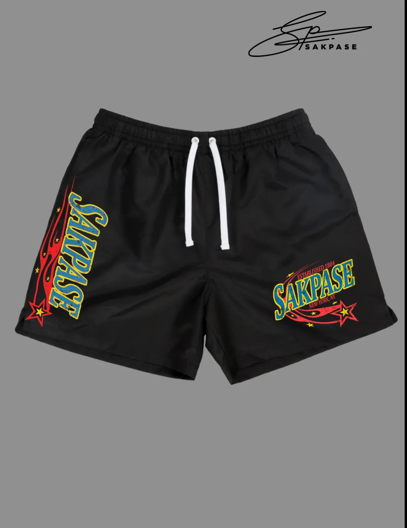 SAKPASE Speed Logo Nylon Shorts
