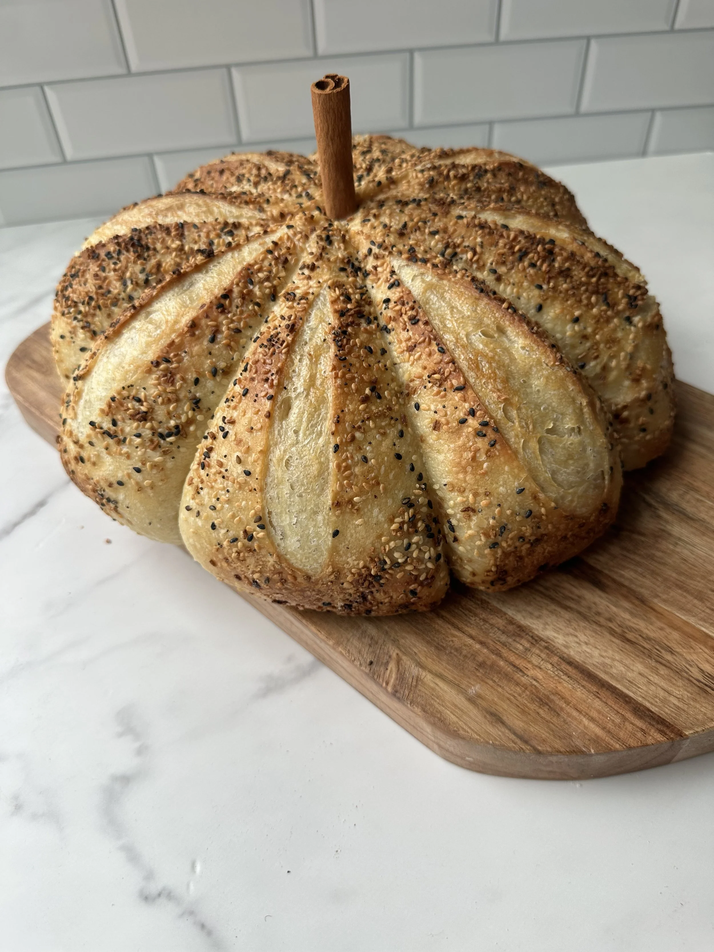 Everything Bagel Sourdough Bread