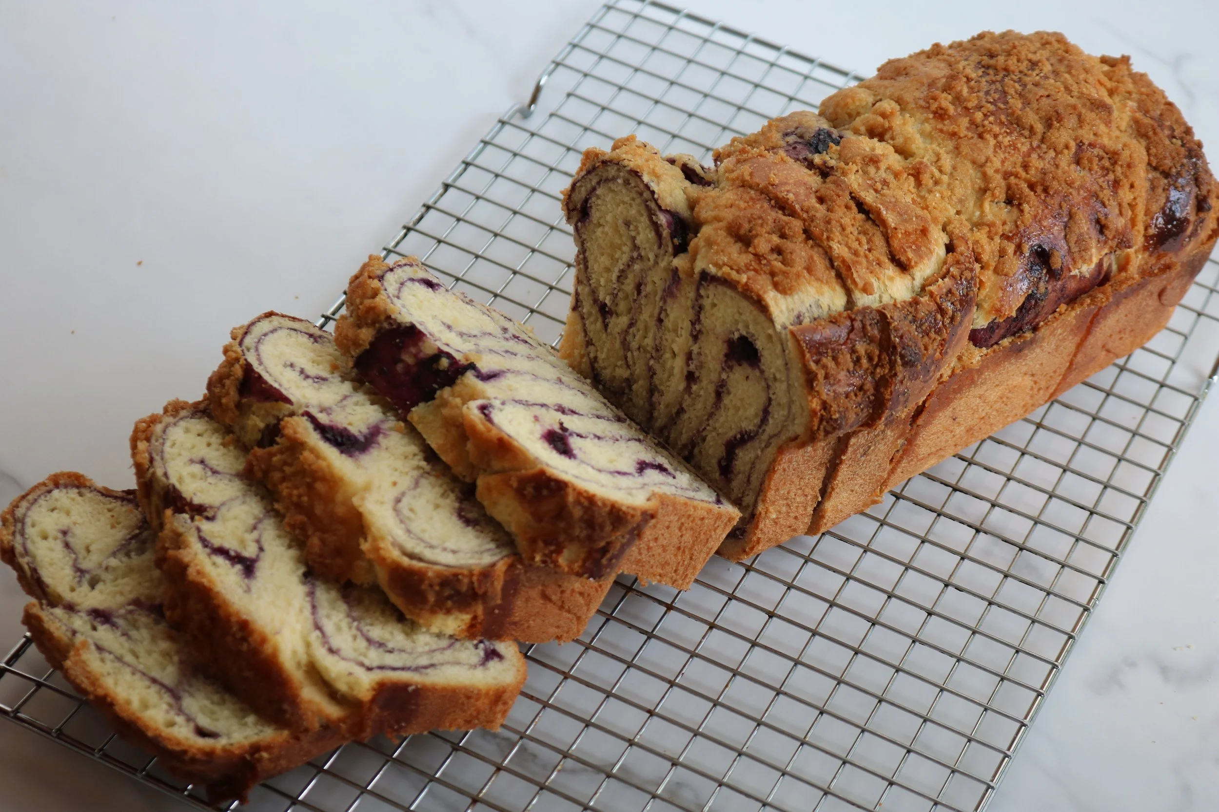 Blueberry Babka Bread