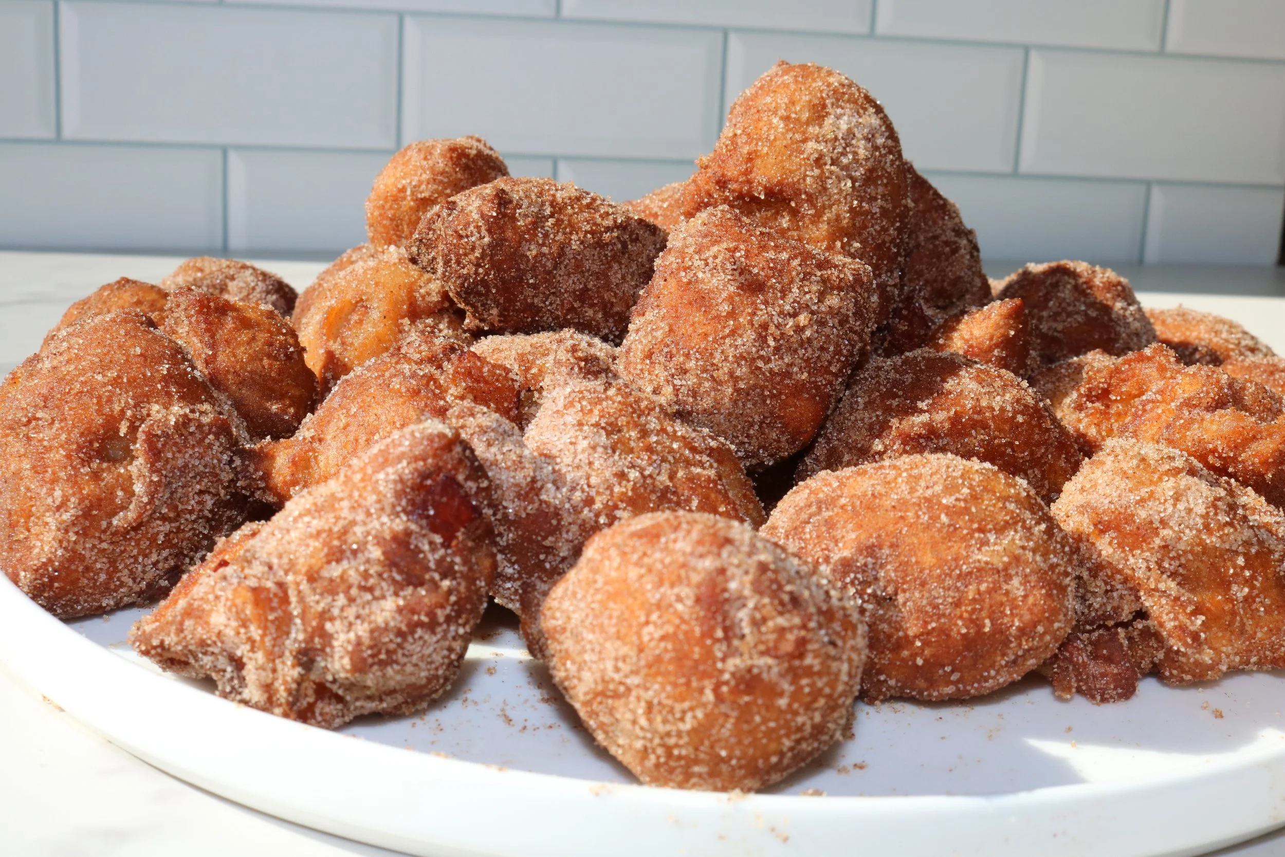 Sourdough Apple Donuts