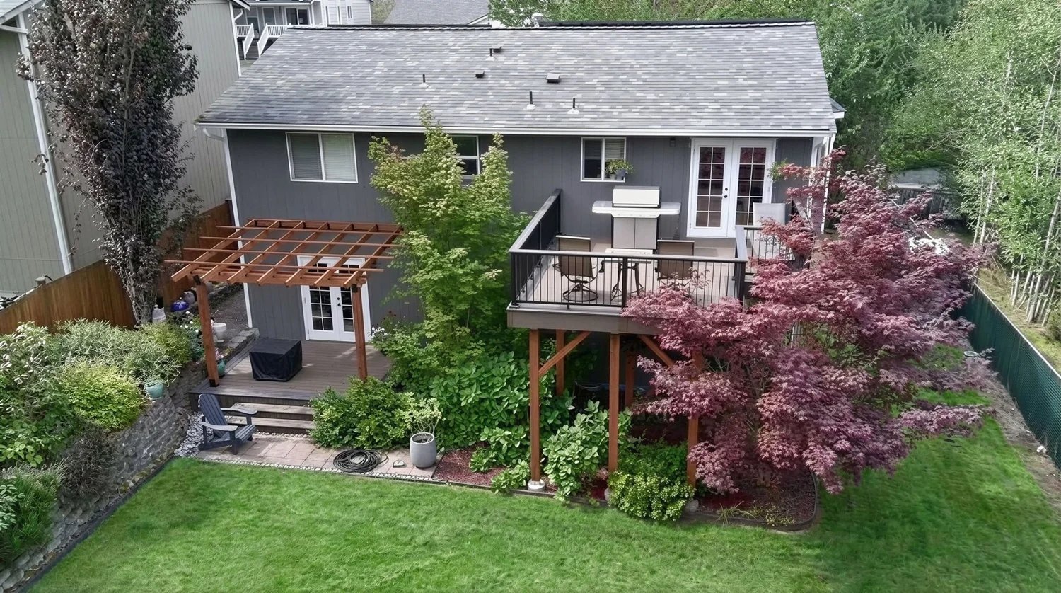 Rebuilt multi-level decks in Lake Stevens, WA