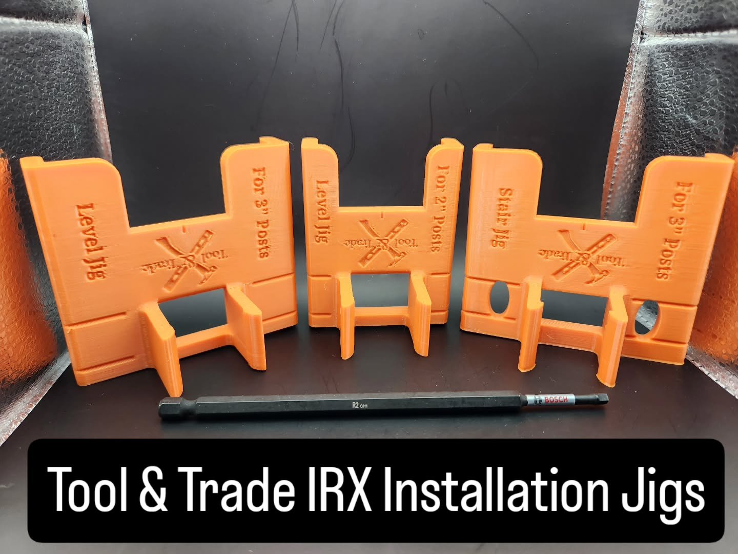 Introducing Tool &amp; Trade's IRX Installation Jigs for TimberTech Impression Rail Express! 

After extensive development and testing of our own and through local contractors, we are releasing tools to speed up IRX installs!

3&quot; Level, 2&quot; 