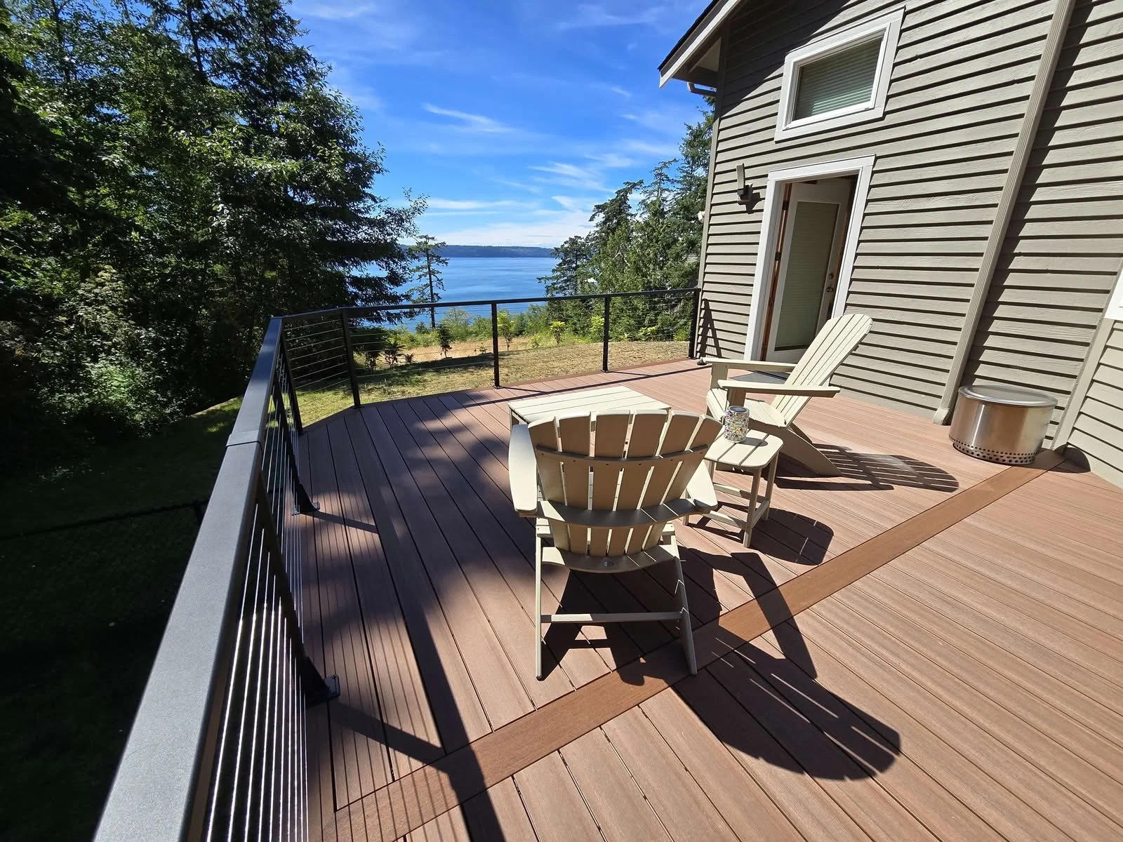 Camano Island PVC Deck Remodel
