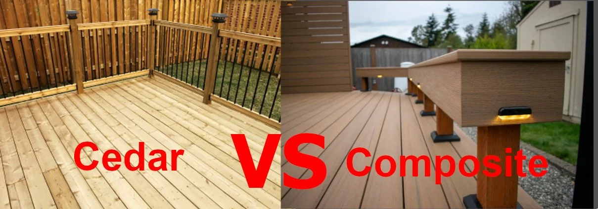 Cedar vs Composite Decking — Tool & Trade