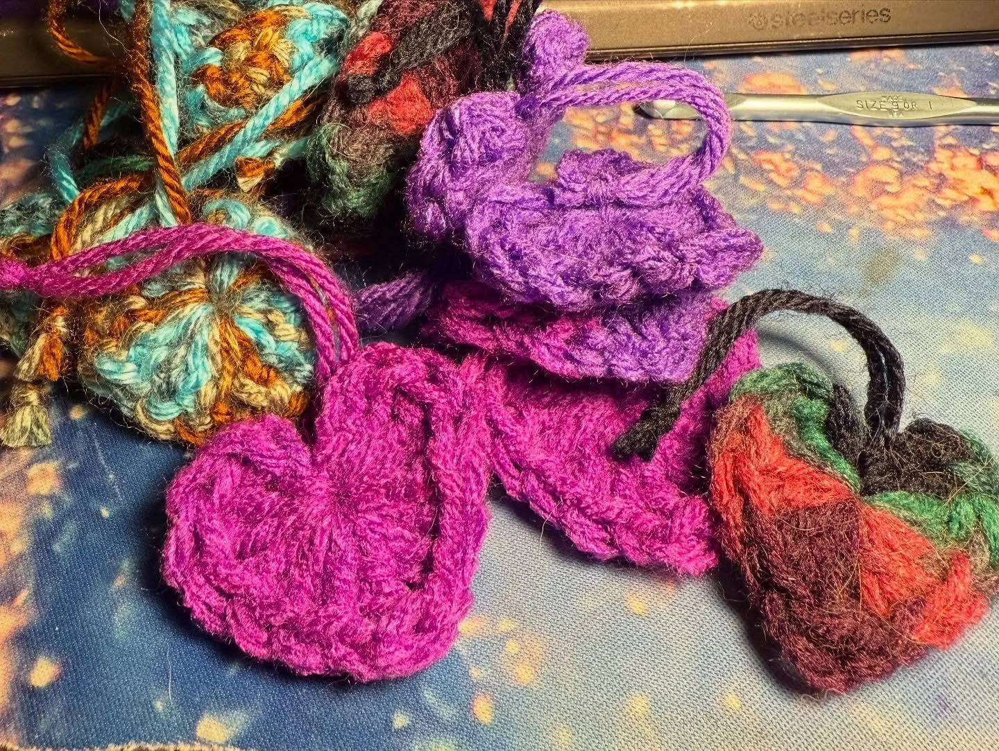 It&rsquo;s been a hot minute since I&rsquo;ve crocheted anything&hellip; leaving all the crochet to Deb and her very talented hands&hellip; but I want to do a trinket trade at our next couple shows, so I figured I should probably make something worth