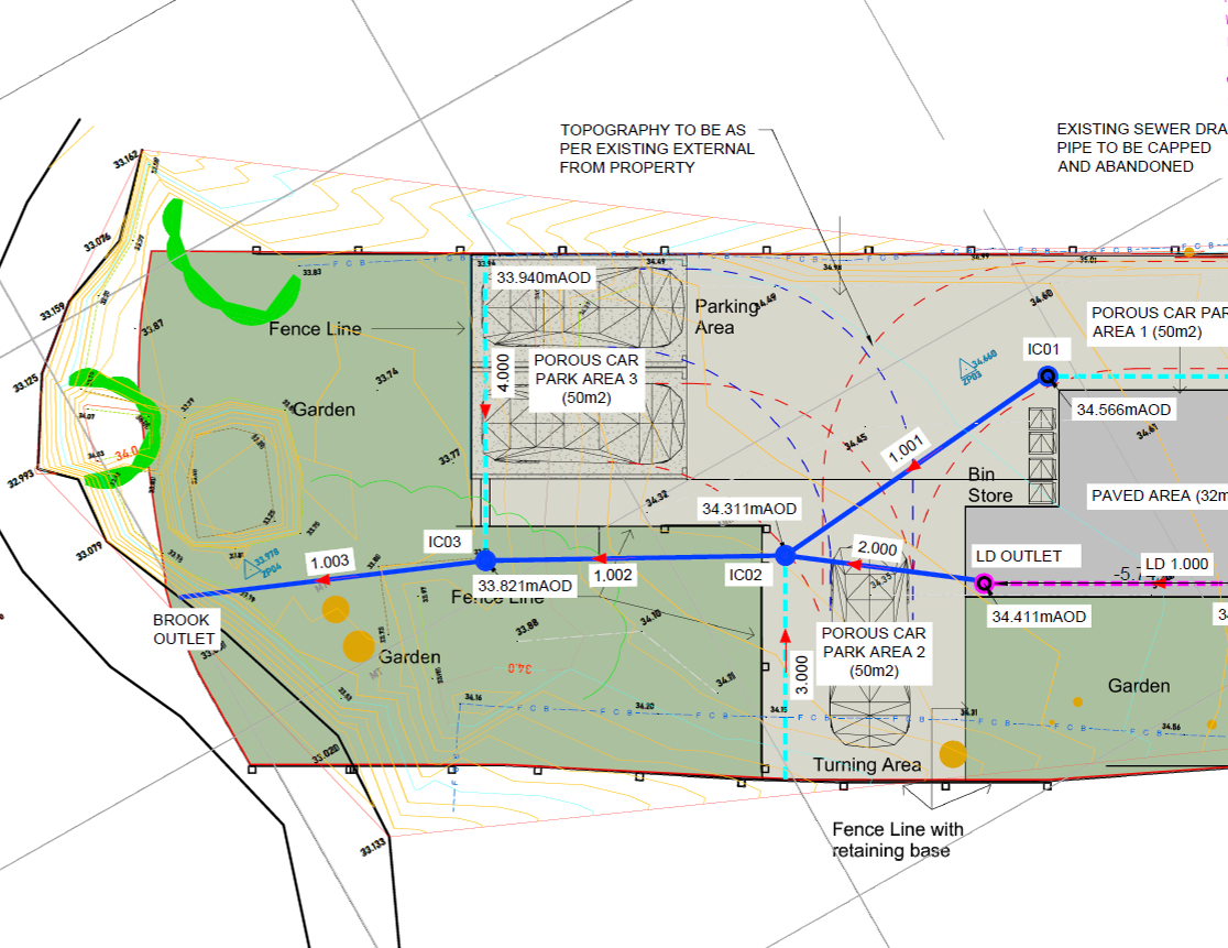 Outline drainage designs — Moss Drainage