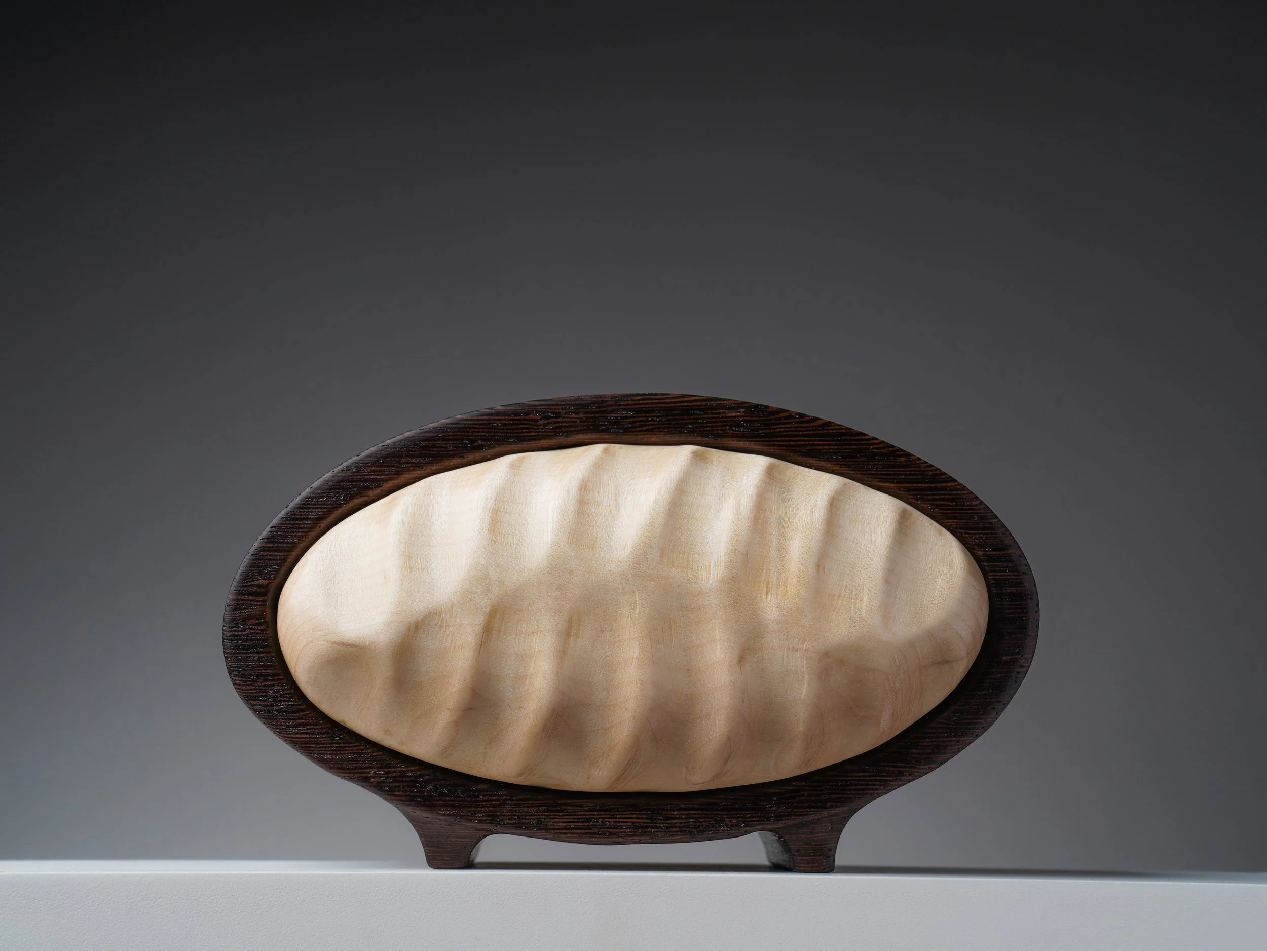Wenge and curly maple bandsaw keepsake box by Skyler Ewing.