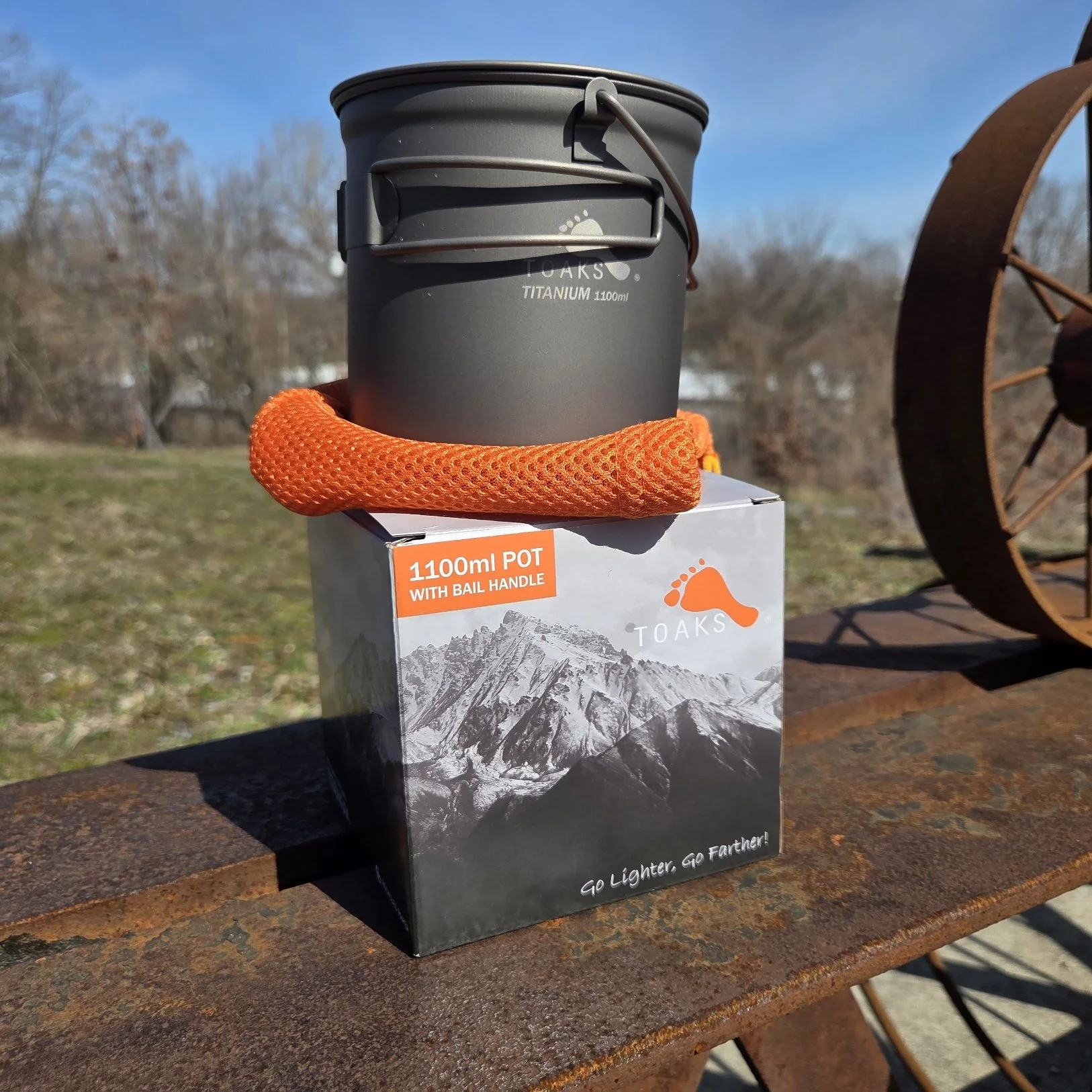 NEW Toaks Titanium 1100ml Pot with Bail Handle