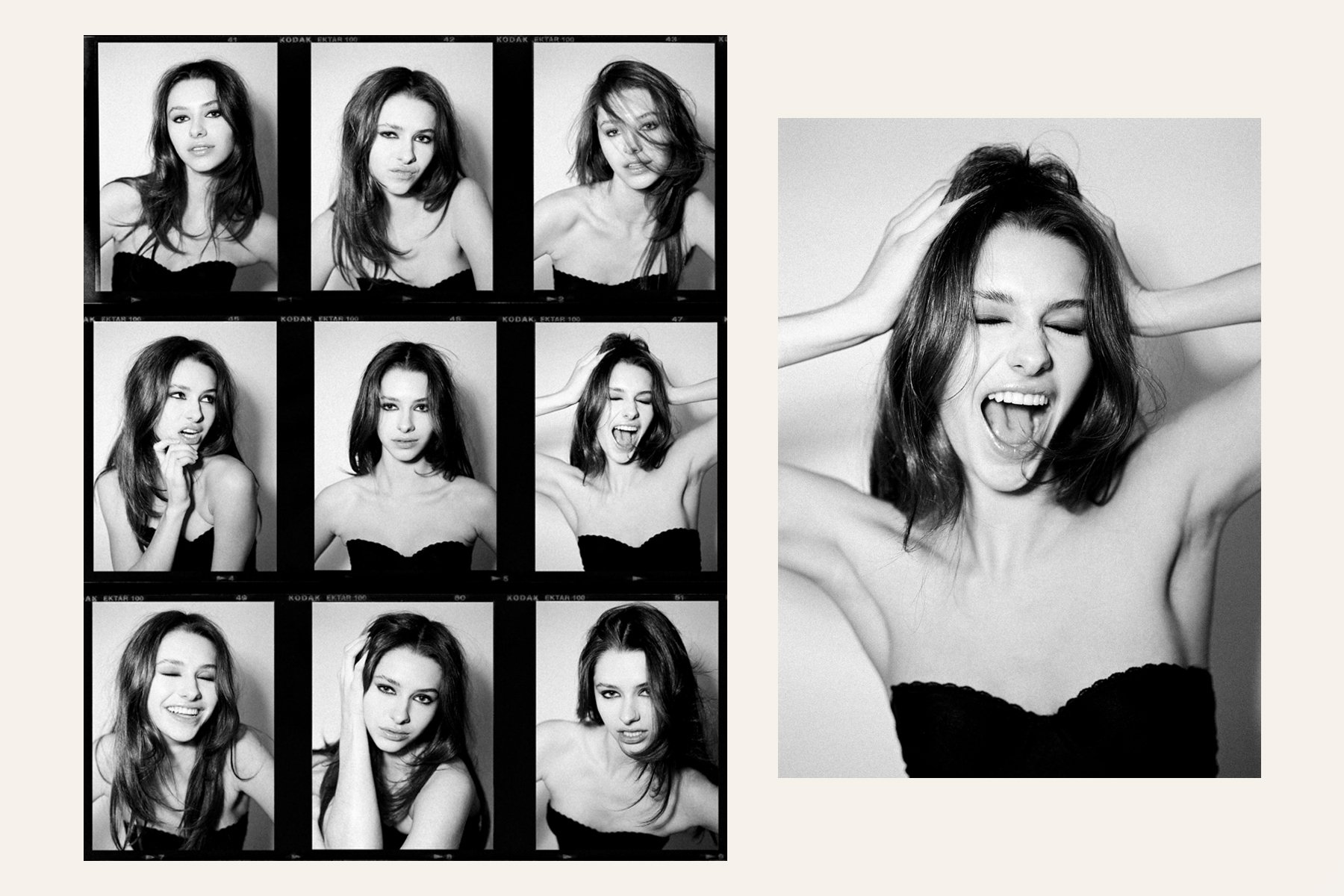 Felicia, contact sheet