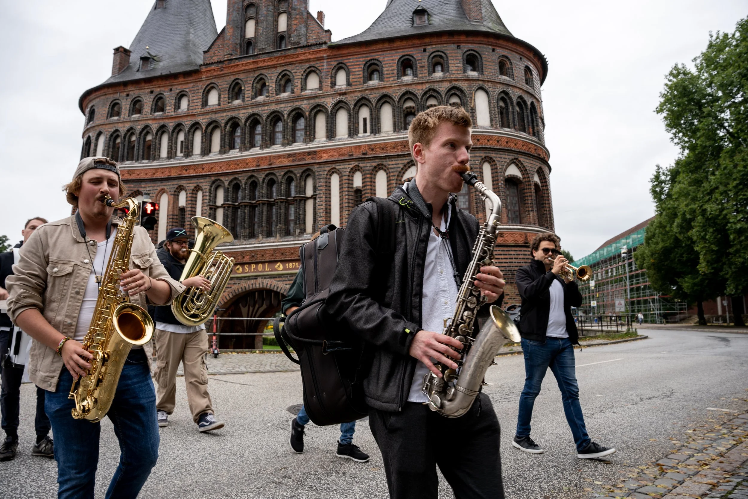 Musiker der Marzipan Horns
