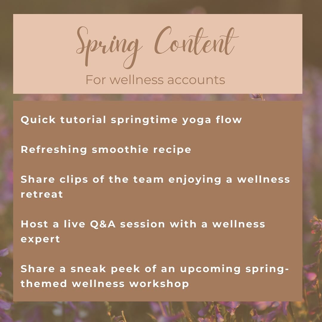 Blossom your feed ✨

📍Save the post if you have a wellness account

#myndgr #myndigital #socialmediaagency #mindfulmarketing #womeninbusiness #smallbusiness #socialmediatips #socialmediawork #socialmediamarketing #springcontent