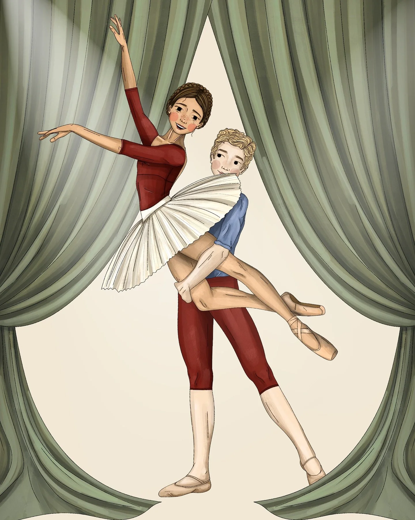 Happy World Ballet Day 🩰🎨
@kate.illustration_ 

#ballet#worldballetday#art#artist#illustration#design#figitalart#create#creative#dance#balletart#illustrator