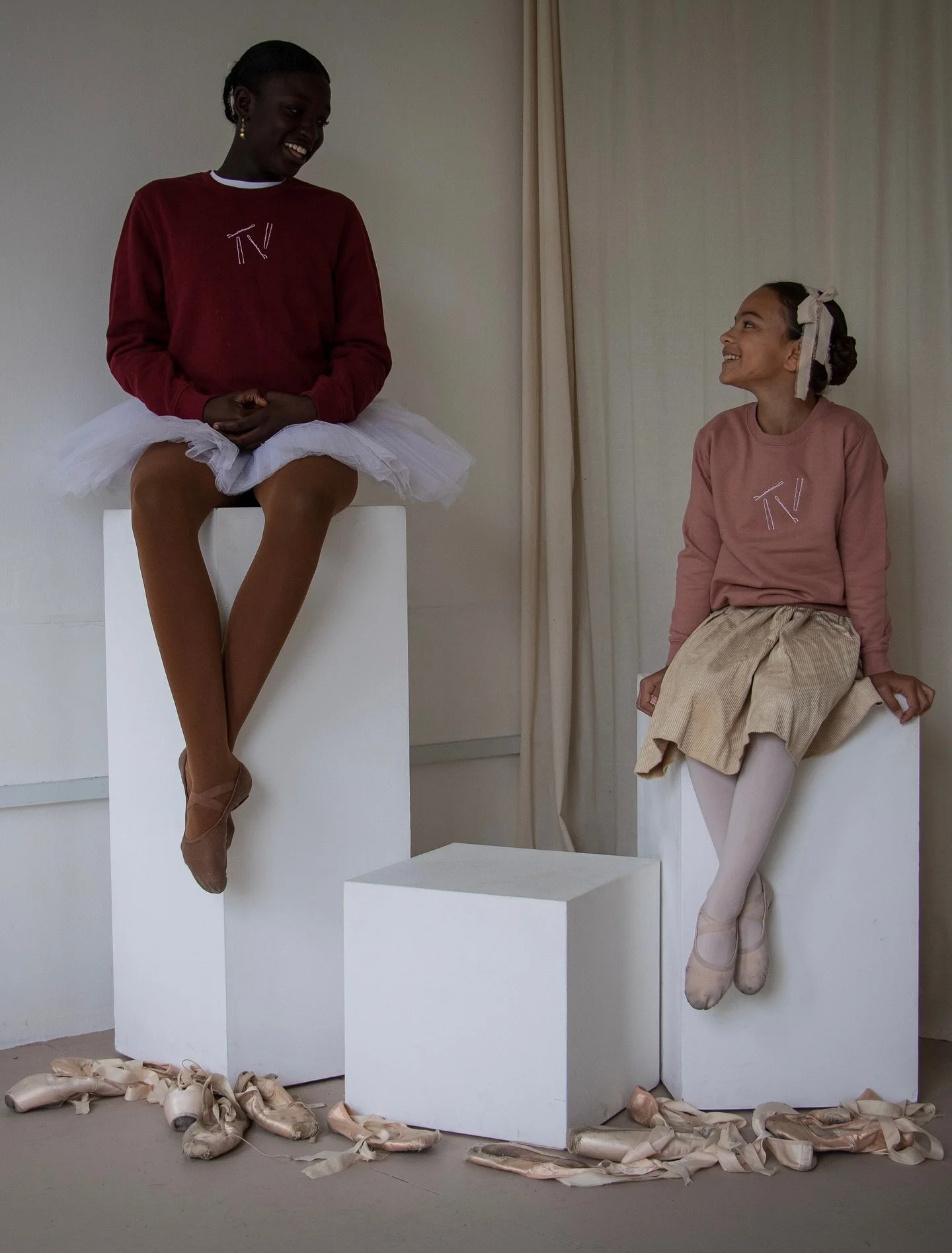 My favourite embroidered work I&rsquo;ve created to date - the pins and piece Jumper 🤍

available in three different colours and in both adults and children&rsquo;s sizes - it&rsquo;s the perfect sweater for winter and any Ballet lover or creative t