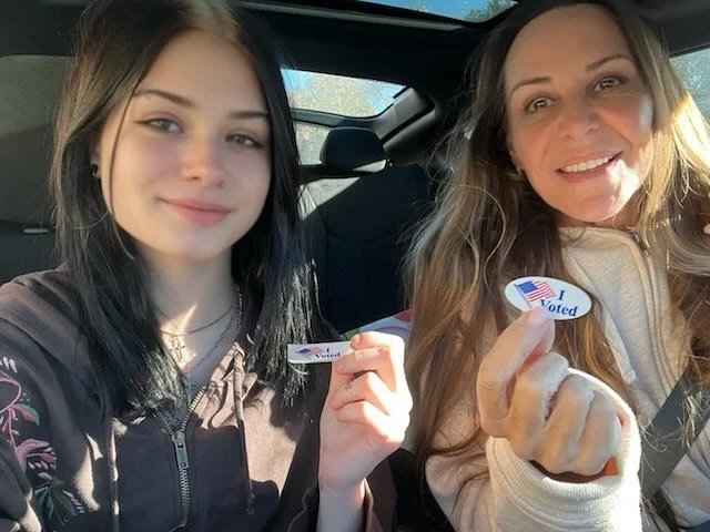 Vote baby vote. Yes we did ! Everyone cheered for Layla as she exited the booth. It was her first time casting a ballot! I am one happy mommy . #vote #freedom #whatsgoingon #iamamother #spritualathlete #sleepingbeautyjustwokeupamusicalmemoir #sleepin