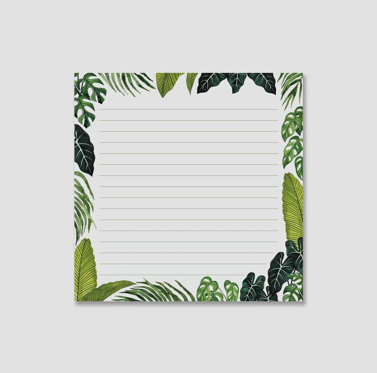Tropical Foliage Notepad