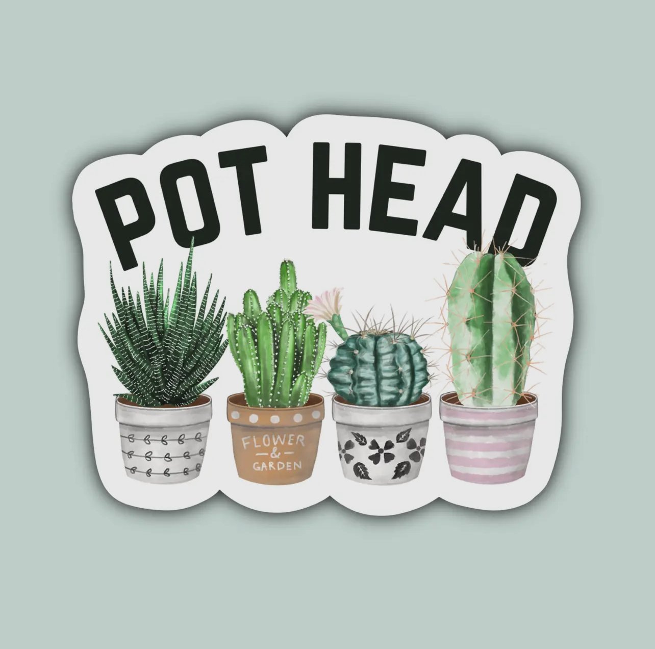 Pot Head sticker
