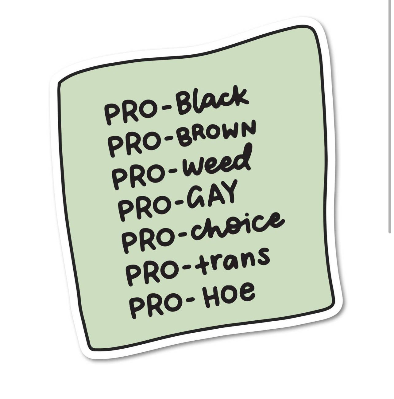 Pro Morals Sticker