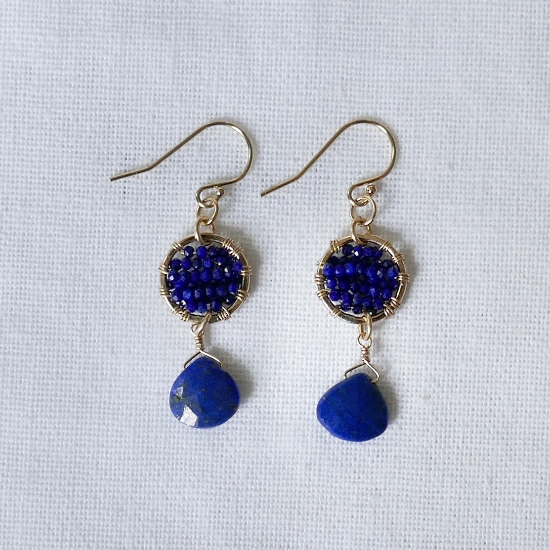 Amanda Earrings / Lapis
