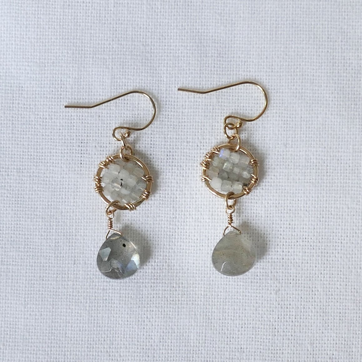 Amanda Earrings / Labradorite
