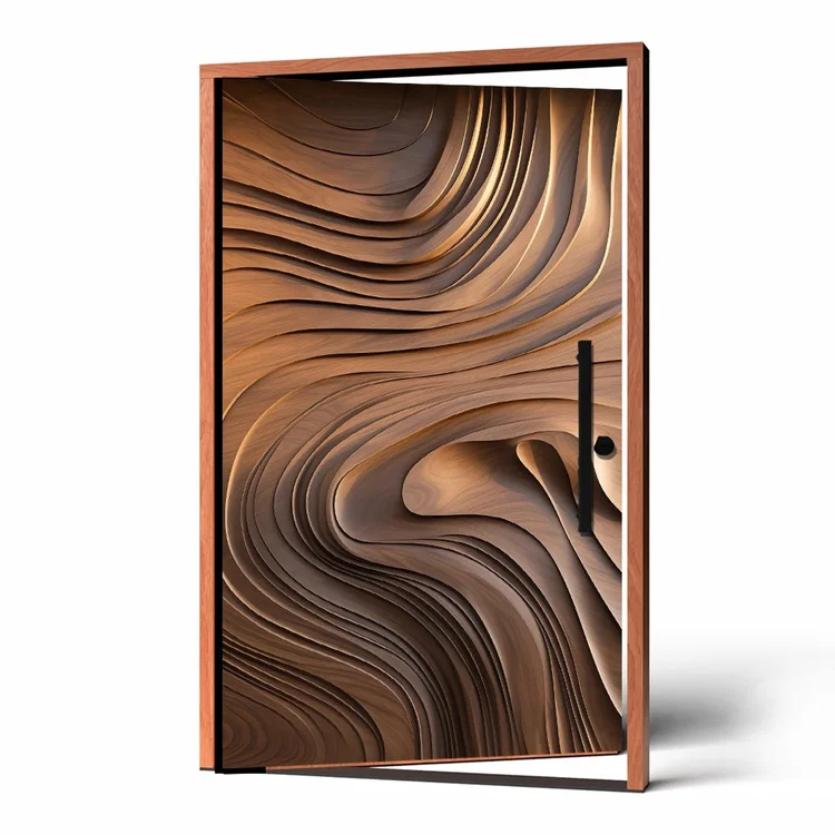 Zion carved wood door