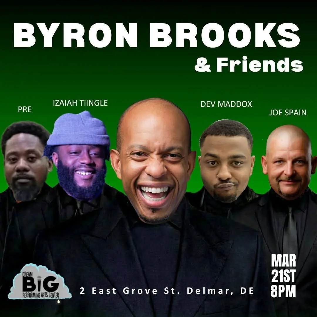 Byron Brooks and Friends - Saturday, March 21st at 8 PM 