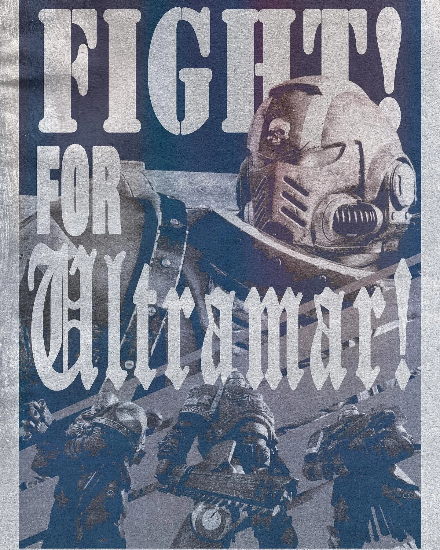 For the Emperor!

Finally I made a Warhammer design.
-Photoshop
-Illustrator