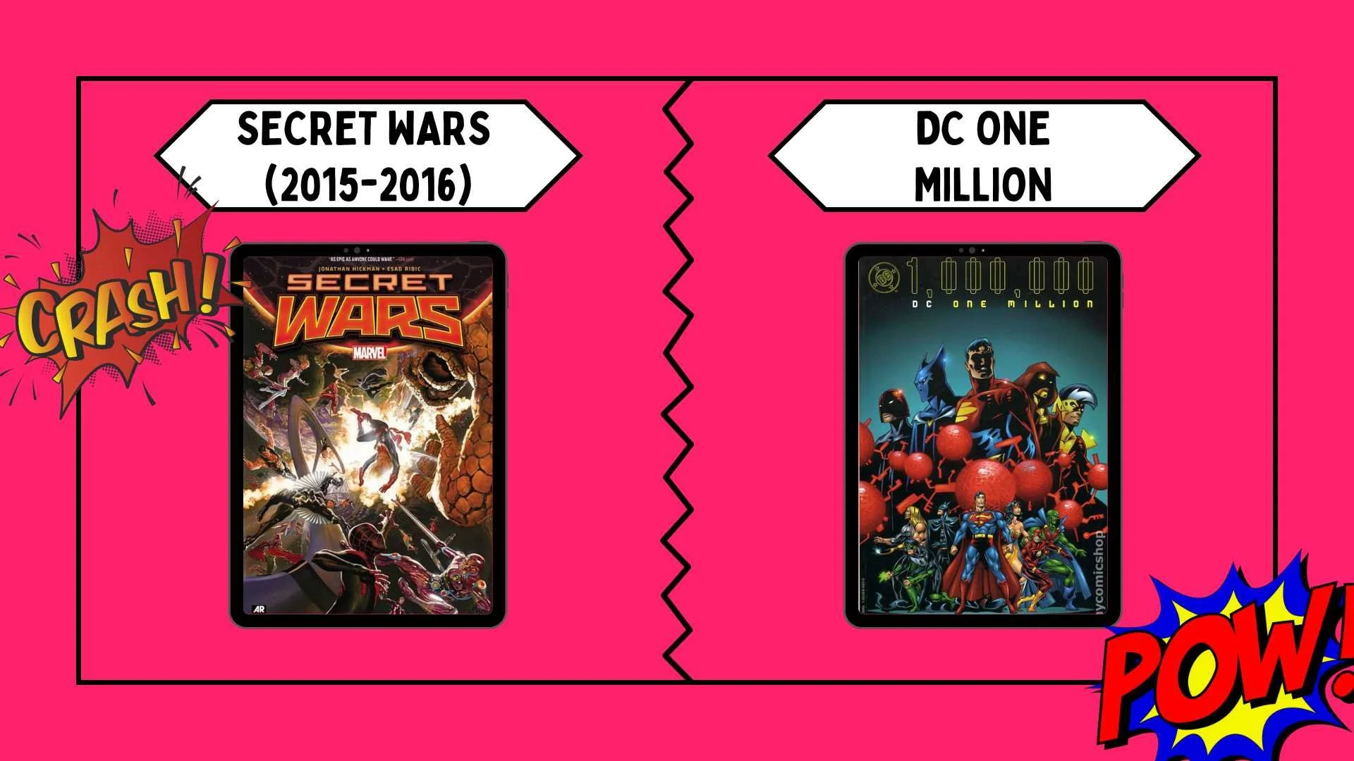 Secret Wars vs DC One Million