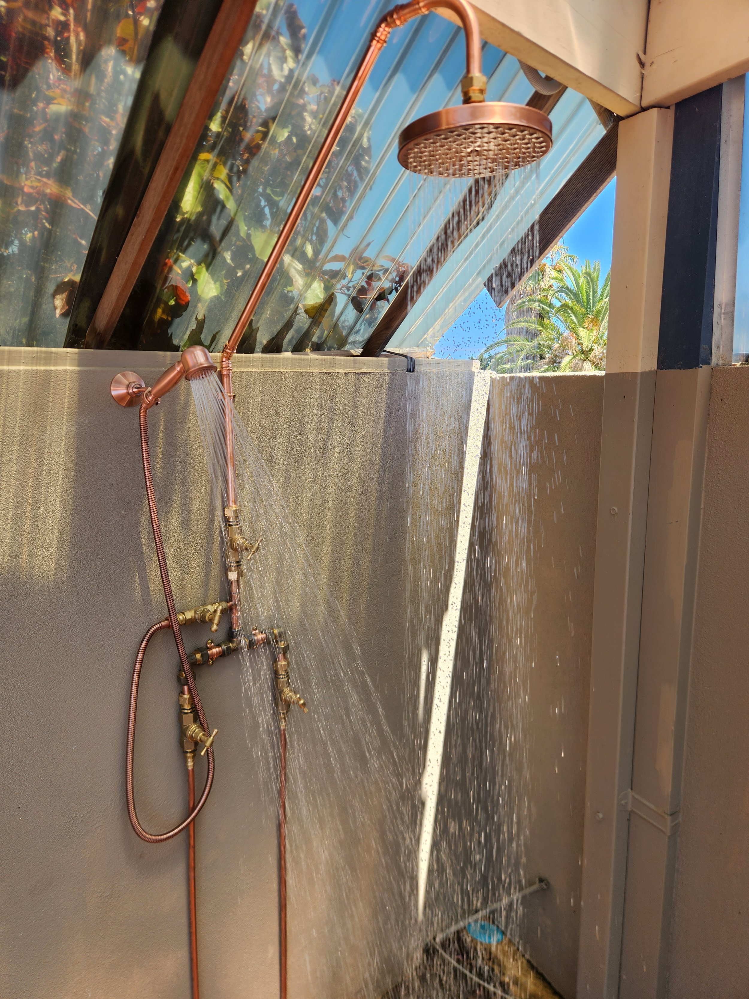 Hot water systems outdoor shower Mildura