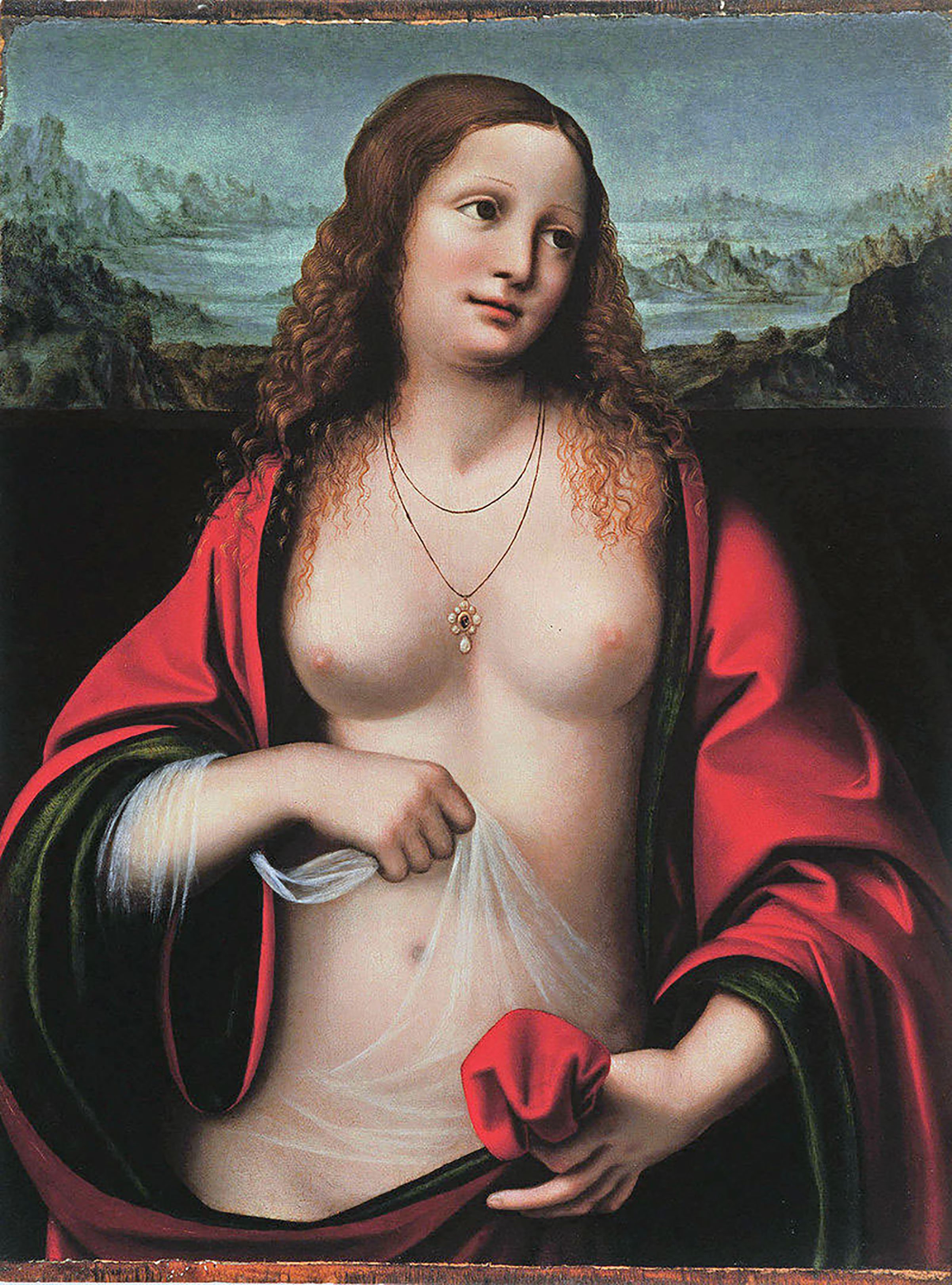 Mary Magdalene, Giampietrino or possibly Leonardo da Vinci, c. 1515