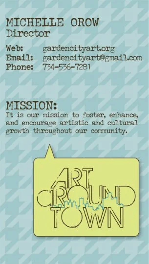 business card for Art aRound Town